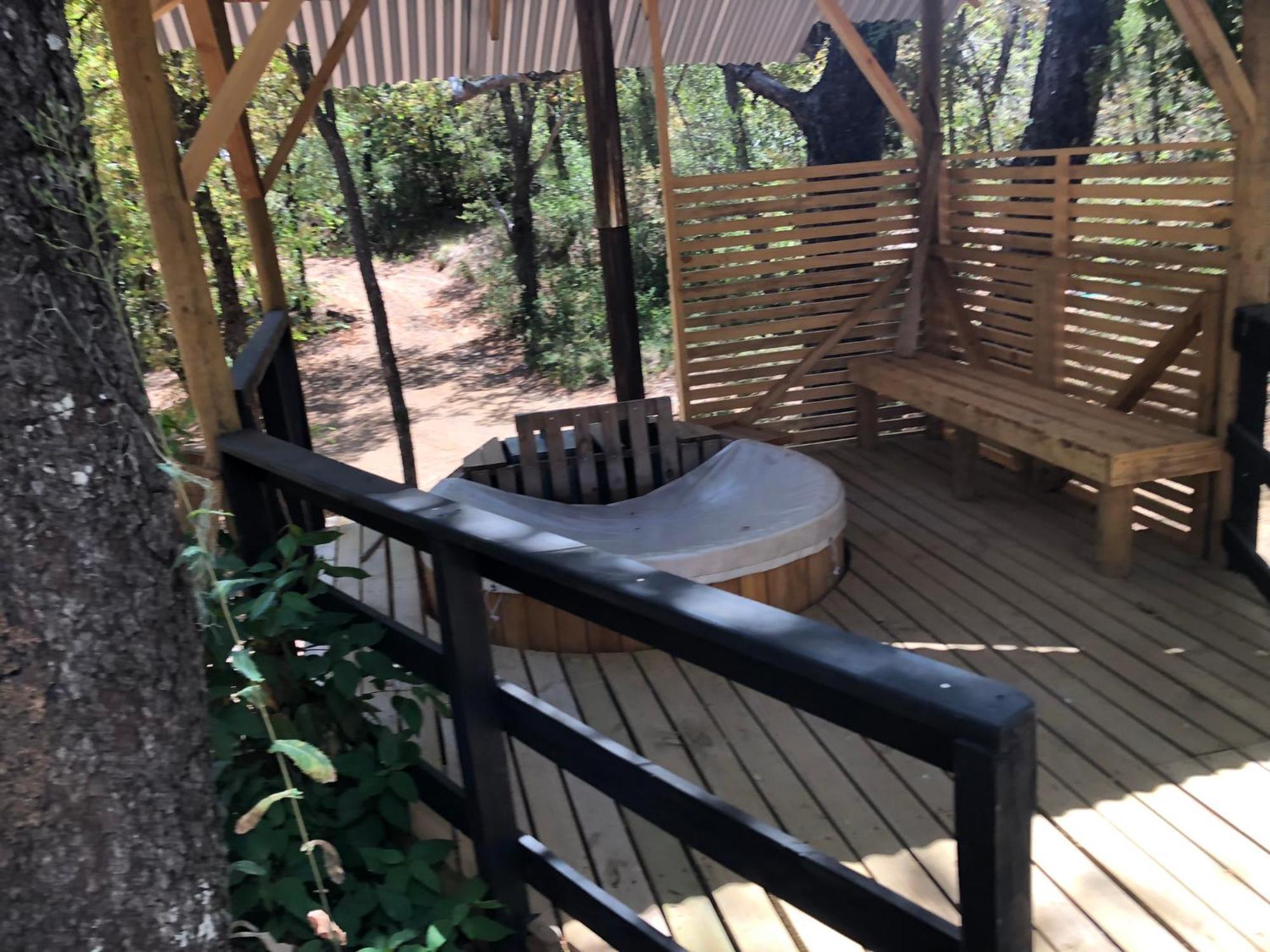 Cabanas Kalinaw Las Trancas Dış mekan fotoğraf